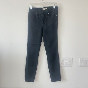 Madewell High Rise Black Jeans Size 27